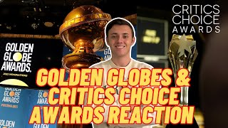 Golden Globes and Critics Choice Awards Nominations  REACTION [upl. by Elocin]