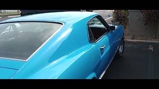 70 Mach 1 grabber blue CJ 428 4 speed beautiful condition Gause Garage 💯🏁 [upl. by Yknip]