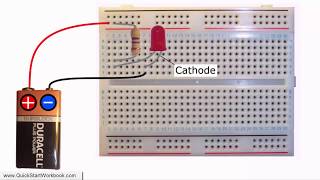 How to Build a Simple LED Circuit  Electronics for Absolute Beginners [upl. by Ardnwahs]