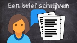 Een brief schrijven  video stappenplan taal onderwijs nederlands [upl. by Mabel]