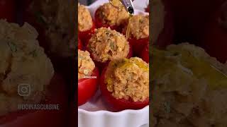 Stuffed Tomatoes with Meat 🍅 Full recipe here httpsyoutubeIfi4UtGLLogsiierlrbvT9oYuOsCw [upl. by Slotnick]