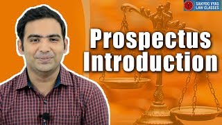 Prospectus Introduction by Advocate Sanyog Vyas [upl. by Steffane169]