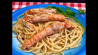 Spaghetti agli Scampi  Ricetta Facile e Veloce da Preparare [upl. by Kare881]