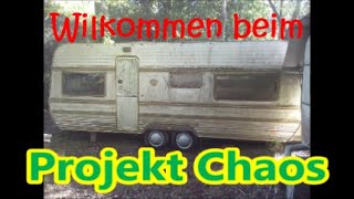 Vom Wohnwagen zum   1  Einen alten Wohnwagen ausschlachten [upl. by Ainitsirc141]