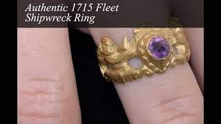 Authentic 1715 Fleet Shipwreck Ring [upl. by Anirod]