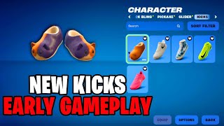 Another NEW Set Of Fortnite Kicks EARLY GAMEPLAY 👟 Should You Buy Them [upl. by Wehtta358]