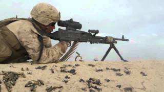 RAW VIDEO Marines Fight Known Insurgents [upl. by Sheilah895]