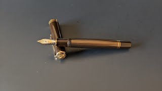 Pelikan M800 Brown Black fountain pen review [upl. by Figge]