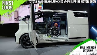 Toyota Kayoibako Customizable Minivan Launched  2024 Philippine Motor Show  Full Interior Exterior [upl. by Rimhsak]