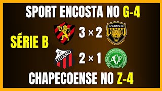 SÉRIE B  SPORT ENCOSTA NO G4  CHAPE NO Z4 [upl. by Nnod]