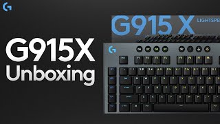 Logitech G915 X Unboxing and Setup [upl. by Dodwell]