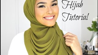 My FAV Hijab Look ATM TUTORIAL [upl. by Burlie]