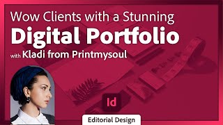 Create a Digital Portfolio in Adobe InDesign with Kladi from Printmysoul [upl. by Ashatan18]