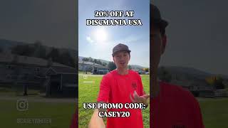 💥20 DISCOUNT ON ALL DISCMANIA💥discmanianet USE PROMO CODE CASEY20 DiscmaniaGolfDiscs [upl. by Nagaem845]