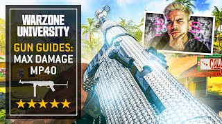 MP40 Gun Guide amp Best Class Setups Warzone University [upl. by Epotimet]