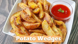 Crispy Potato Wedges  Fried Potato Wedges  Easy Potato Snacks Recipes Shorts [upl. by Sined]