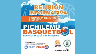 Reunión Informativa Pichilemu Básquet U14 Nacional 2024 [upl. by Krystle831]