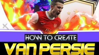 FIFA 22  VIRTUAL PRO LOOKALIKE TUTORIAL  Robin van Persie [upl. by Armallas992]