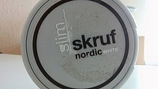 Snus Review Skruf Nordic White  Nordisch by Nature [upl. by Onimixam]