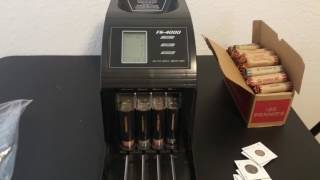 Coin sorting with Auto Coin Sorter FS4000 [upl. by Kayle]