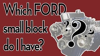 Ford Small Block Casting Number Identification and Location [upl. by Dekeles]