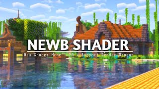 TOP 1 SHADER MCPE 120  amp 121  NEWB SHADER  SUPPORT RENDER DRAGON amp REALISTIC SHADER [upl. by Enileuqcaj]