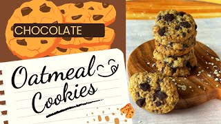 Oatmeal Chocolate Chip Cookies  Easy and Delicious Recipe [upl. by Ruckman643]