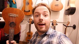 The Ukulele Teacher talks about and plays his favourite ukuleles and guitars [upl. by Fulbert394]