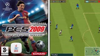 PES 2009 original Konami 240x320  Java Games J2ME Loader [upl. by Ereveniug886]