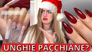 ATROCI UNGHIE di NATALE PACCHIANE e non REACTION COMPILATION CHRISTMAS nail art TikTok [upl. by Dymphia]