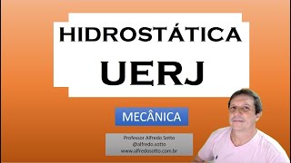 Hidrostática na UERJ  Exercícios [upl. by Nesbitt]