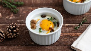 Baked Eggs with Chanterelles [upl. by Ormand]