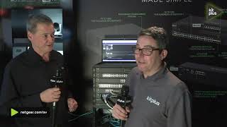 NETGEAR Showcase ProAV Solutions with SMPTE 2110 at ISE 2024 [upl. by Harriett]