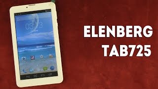 Распаковка Elenberg TAB725 [upl. by Fontes396]