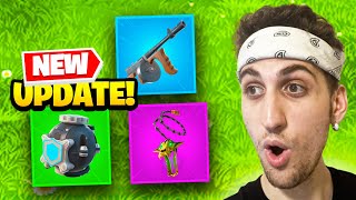 NEW Fortnite Update Drum Gun Chains of Hades amp Shield Bubble Jr [upl. by Freiman]