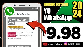 update yo whatsapp v998 terbaru 2024 [upl. by Alegnasor]