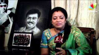 Poornima Bhagyaraj  Im excited to act with Vijay amp Mohanlal in Jilla  Vijay Birthday Celebration [upl. by Adnak]