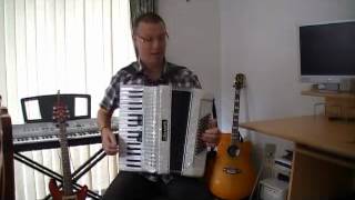 Beginners Accordion Lesson 3 pt 3  Schools Out Both Hands [upl. by Nasas]