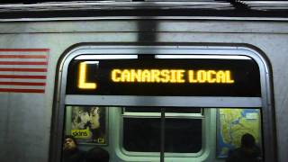 MTA New York City Subway  Canarsie  Rockaway Parkway Bound R143 L Train  Wilson Avenue [upl. by Nayar887]