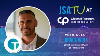 Telesystems sits down with JSA at Channel Partners to talk about growth and closing complex deals [upl. by Leitao532]