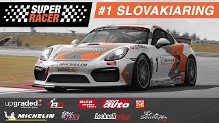 RaceRoom  SUPER RACER  Round 1 Slovakiaring German Stream [upl. by Derrek]