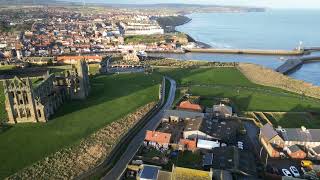 Whitby Abbey djimini3pro dronestyling Whitby [upl. by Berkly899]