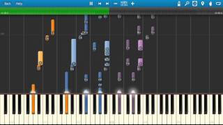 Genesis  Suppers Ready Piano Tutorial  Synthesia FULL song [upl. by Ardnusal]