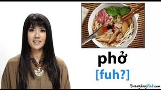 Learn Vietnamese Lesson 15 Vietnamese Food How To Pronounce Pho Banh Mi amp More [upl. by Sucramd]