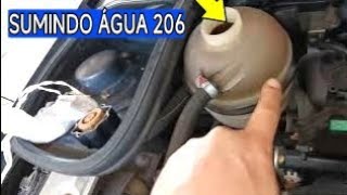 🔴Peugeot 206 sumindo água do radiador ederson ferrarini [upl. by Ayekam]