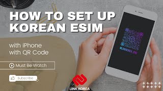 How to setting eSIM with iPhonewith QR Code [upl. by Jamila413]