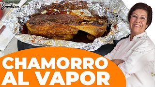 COMO HACER CHAMORRO  COMO HACER SALSA PARA ACOMPAÑAR  COMO HACER CHAMORRO AL VAPOR EN OLLA [upl. by Annice879]