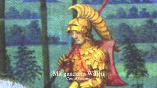 15th c Germany  Conrad Paumann  Mit ganczem Willen [upl. by Eal]