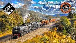 BeyerGarratt 6029 To Goulburn  Steam Trains Australia [upl. by Yanetruoc]