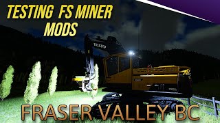 FVBC PLANTING TESTING out FSMINER MODS [upl. by Llertram]